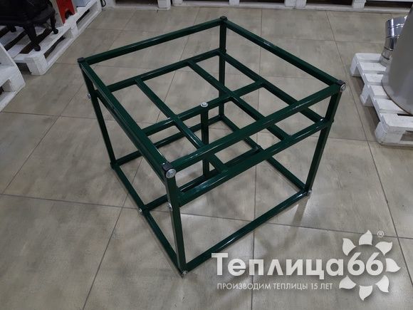 Подставка под бочку 200-227 литров для полива, разборная (цвет зелёный RAL 6005)